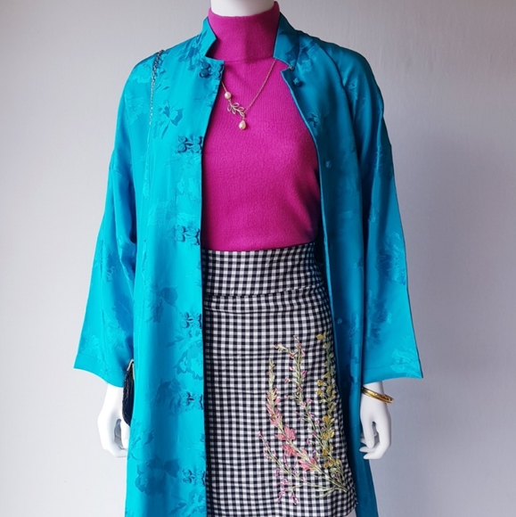 Royal Vintage Kimono All Silk✨💎 - Picture 2 of 8